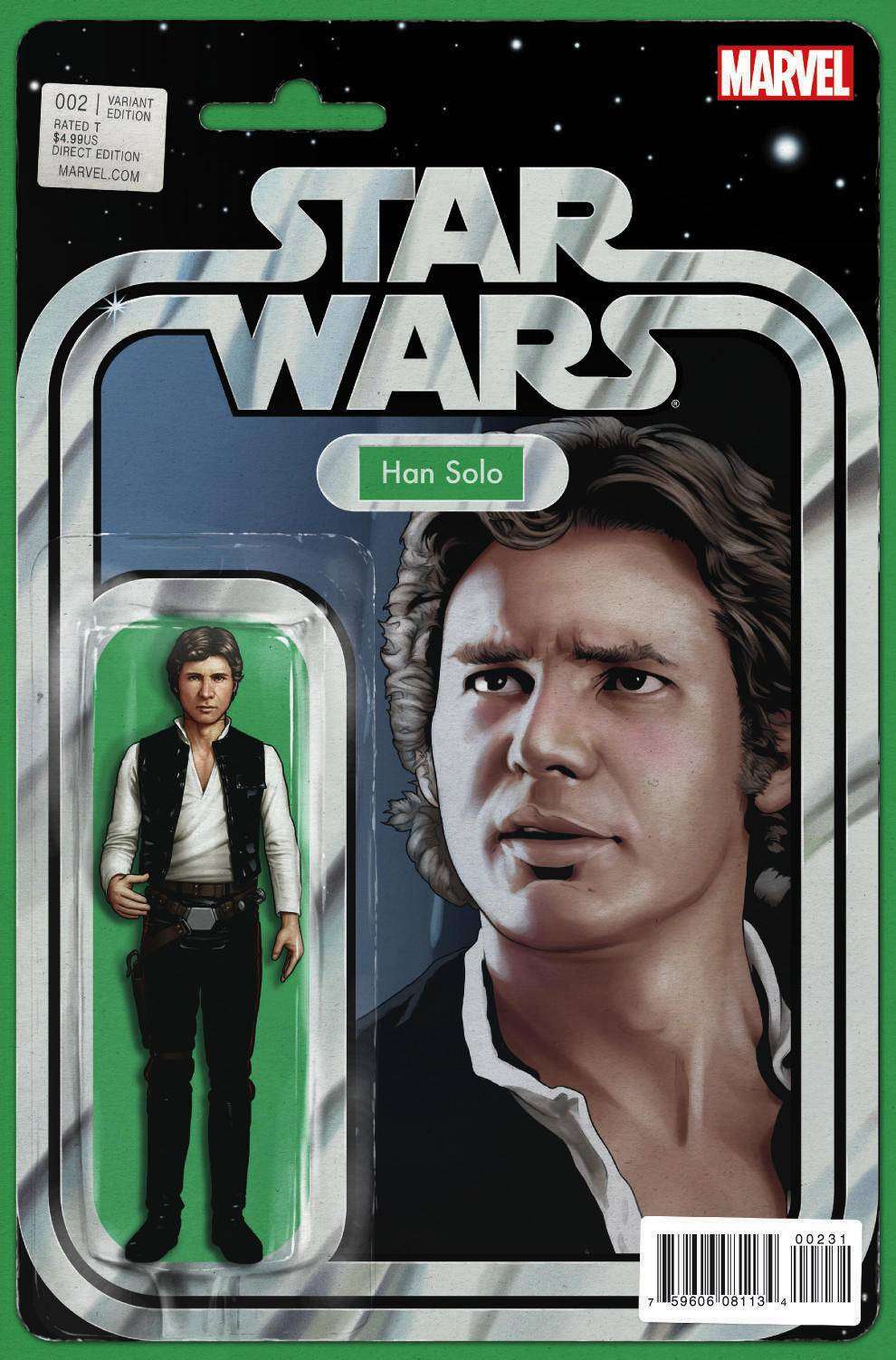 Star Wars #2 Action figure variant, han solo