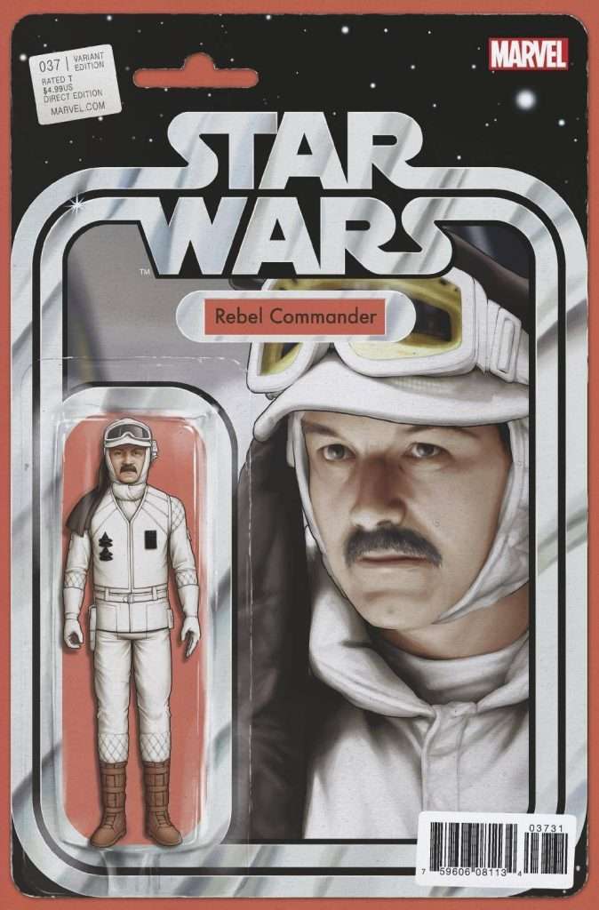 Star Wars #37 Action figure variant, Rebel Commander