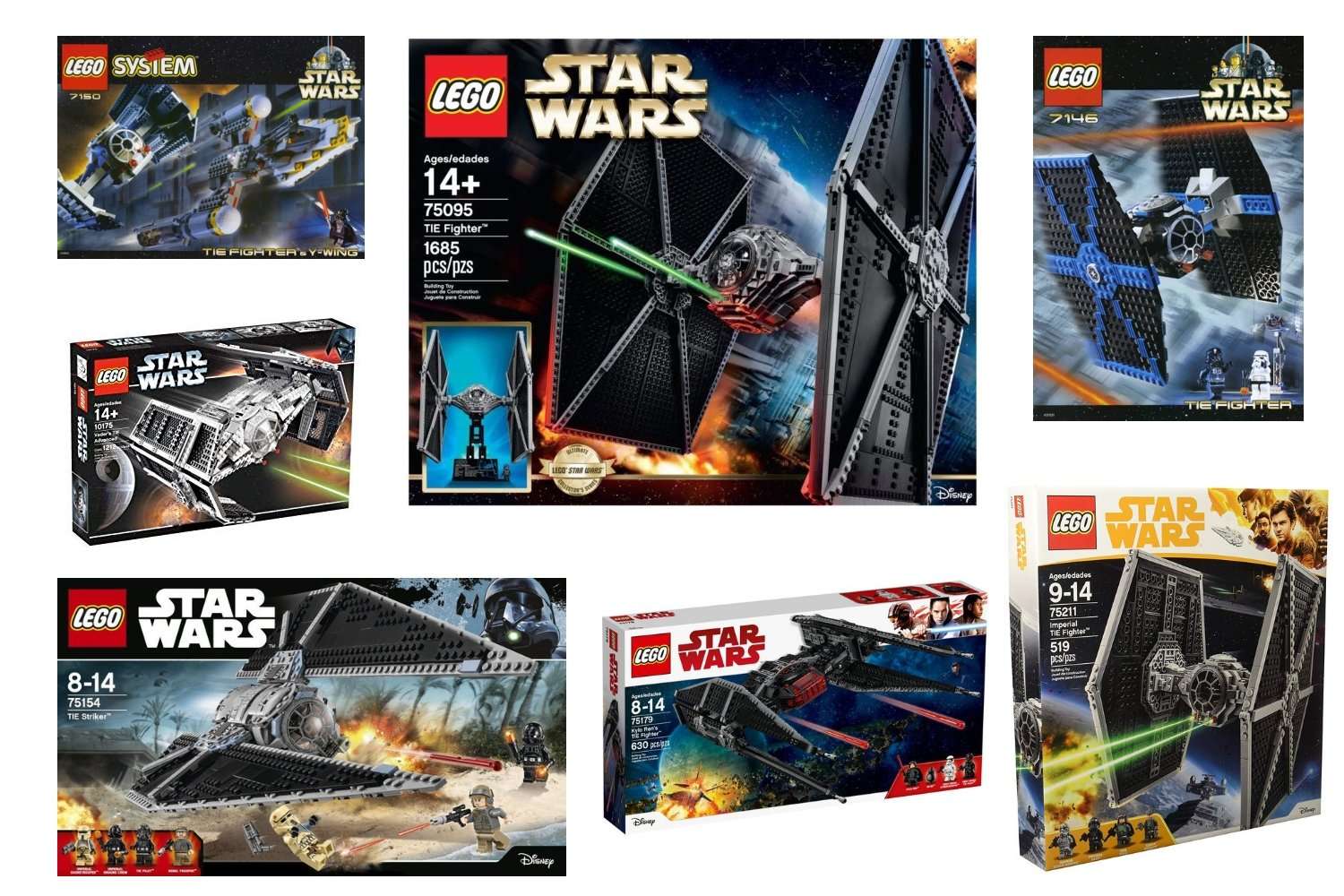 star wars lego sets tie fighter