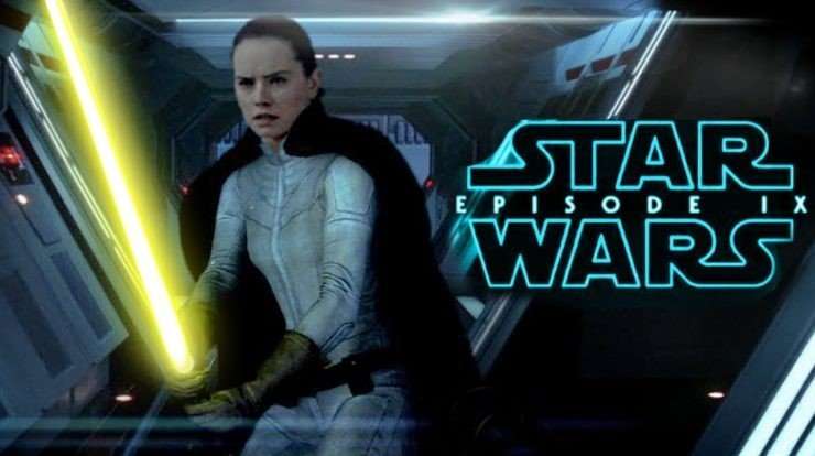 Rey with Yellow Lightsaber