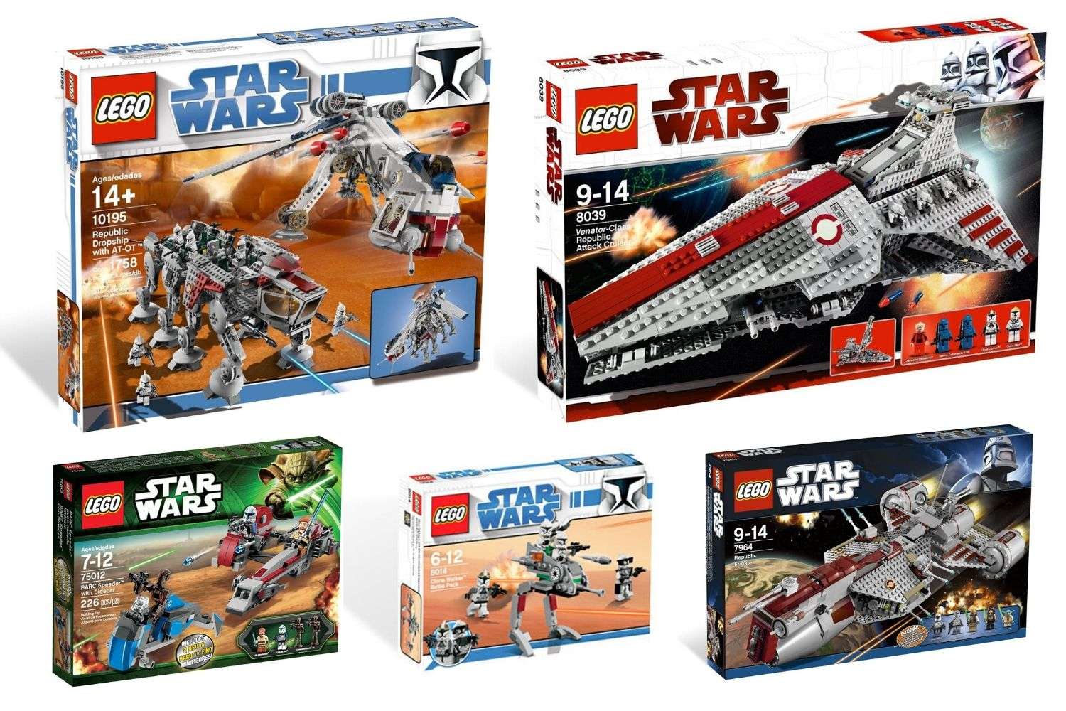 all lego star wars the clone wars sets