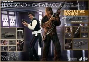 ANH Han Solo and Chewbacca 2 pack MMS263
