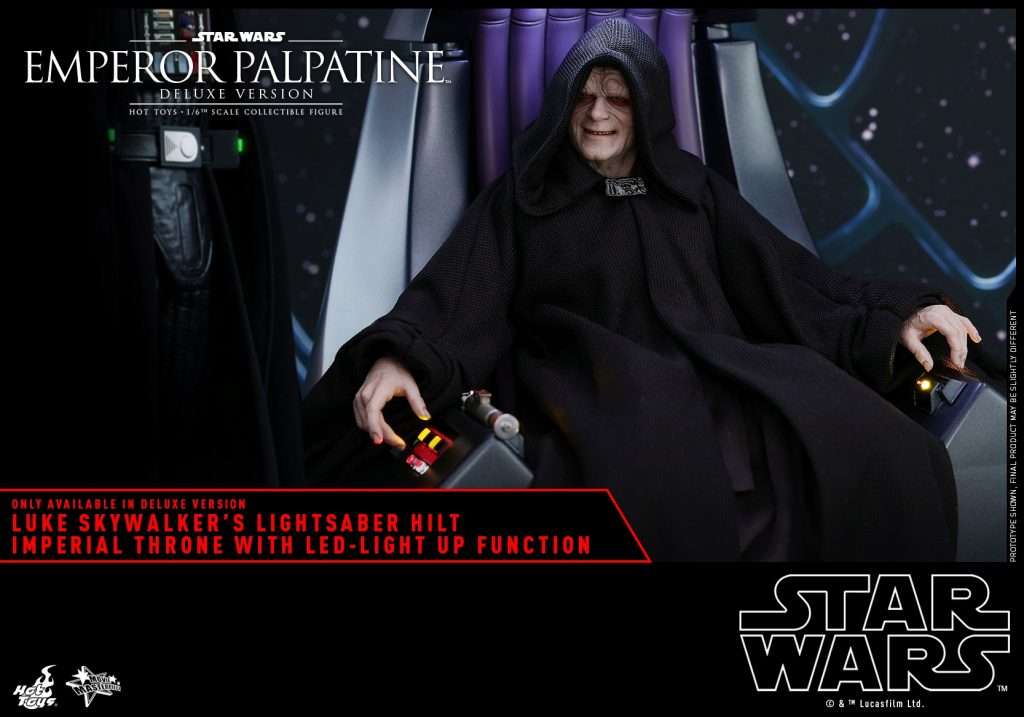 ROTJ Emperor Palpatine with throne MMS468