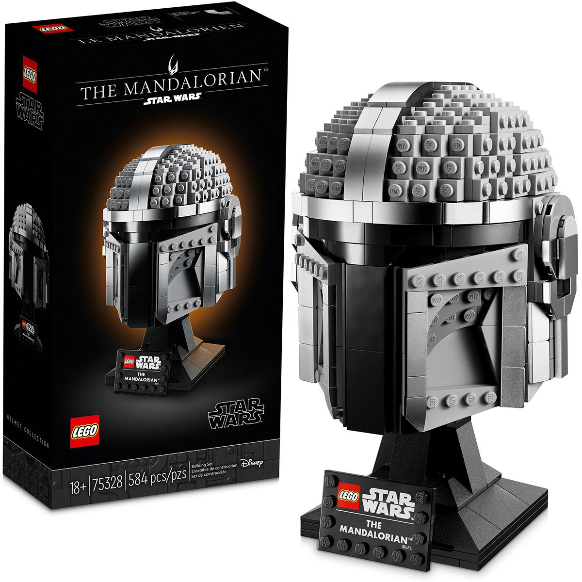 lego mandalorian helmet