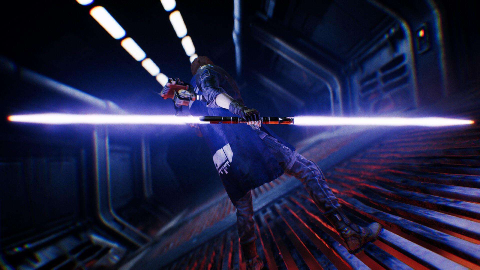 Indigo Lightsaber Cal Kestis