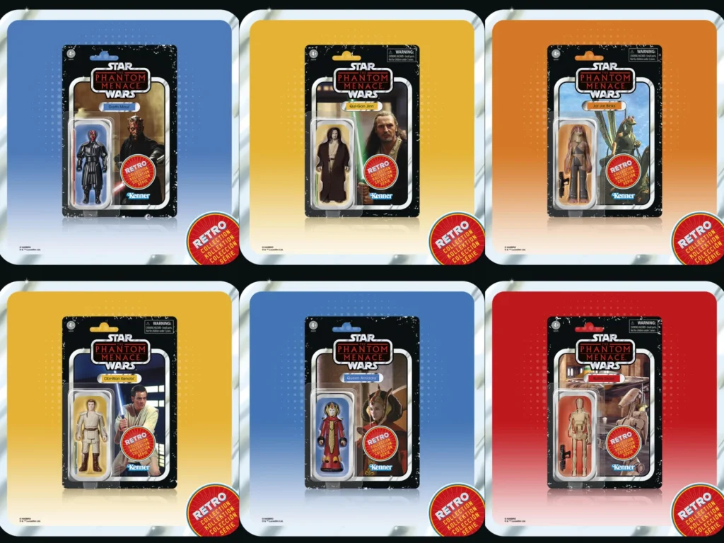 Retro Collection The Phantom Menace Figures