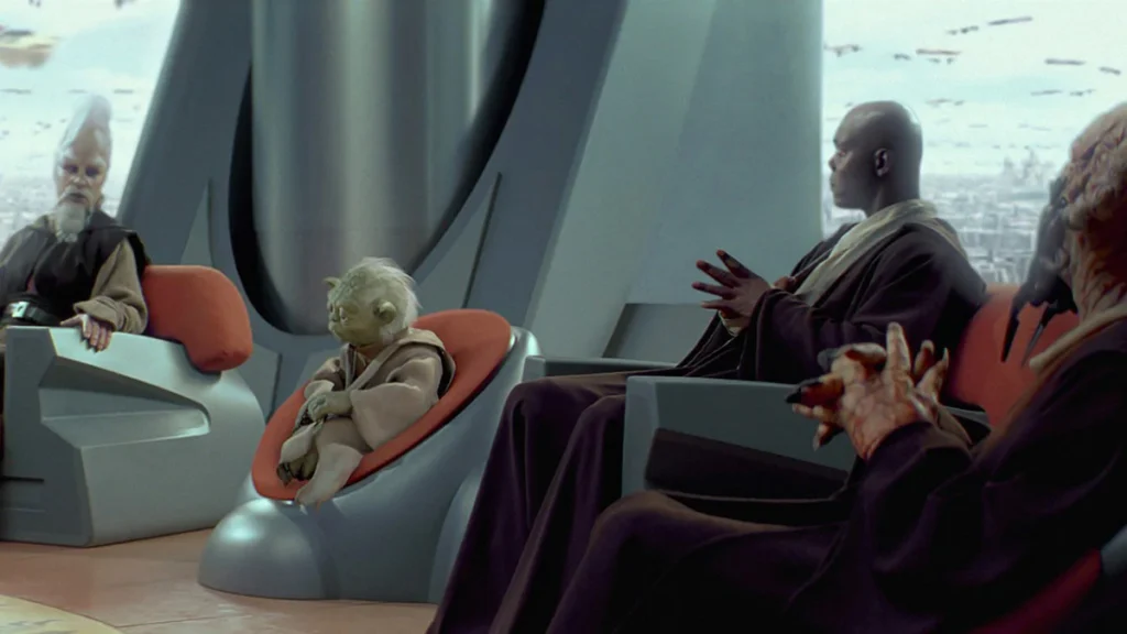 Yoda on the Jedi Council
