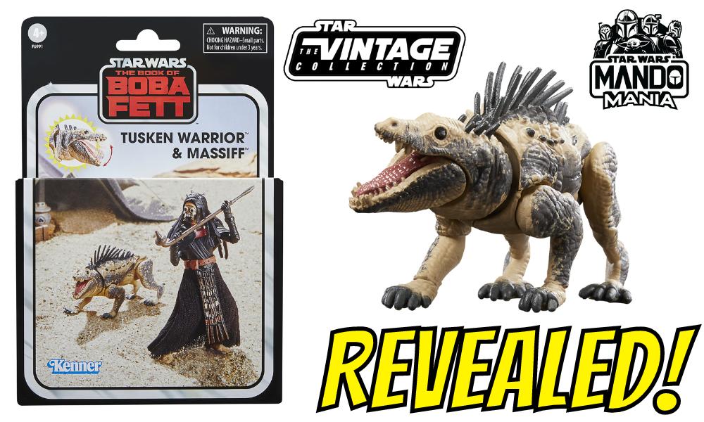 The Vintage Collection Tusken Warrior & Massiff 2 pack exclusive reveal!