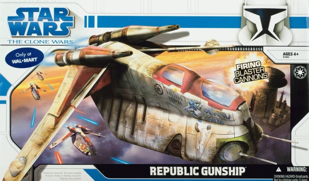 Republic Gunship (Lucky Lekku Gunship - Walmart Exclusive) - 2008