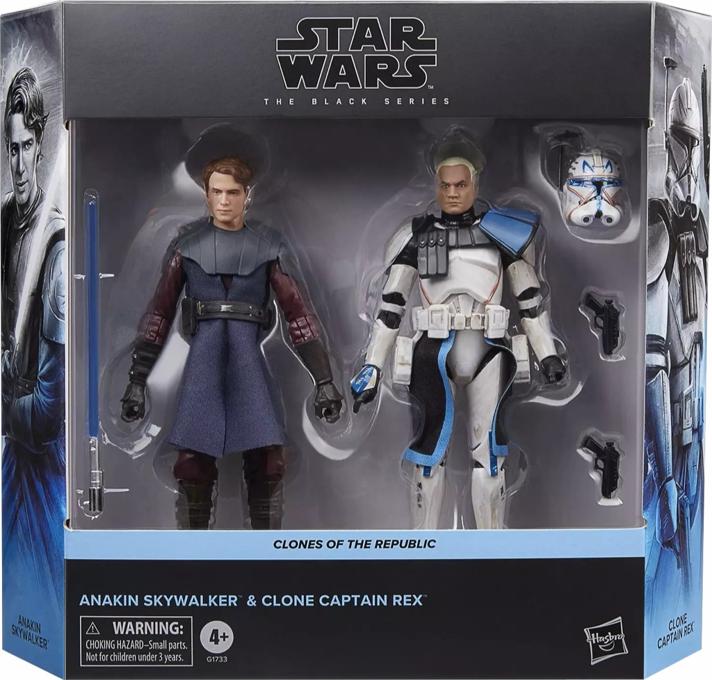 Black Series Anakin Skywalker & Clone Captain Rex