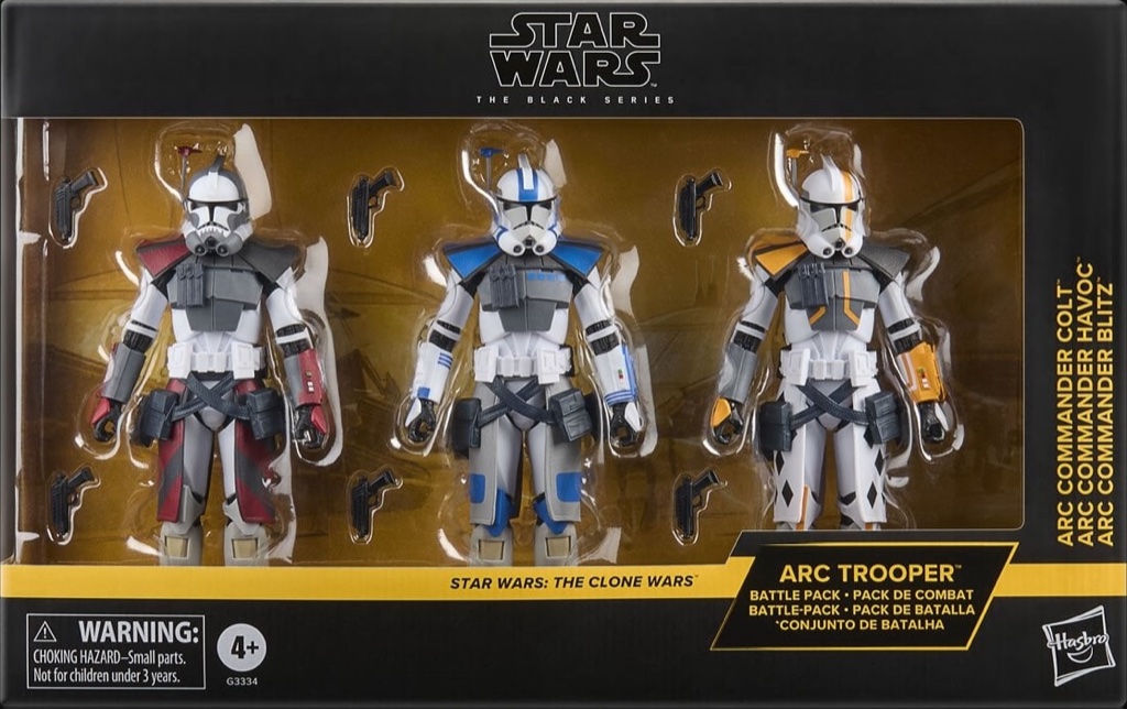 Black Series ARC Trooper Battle Pack (Havoc, Colt, Blitz)