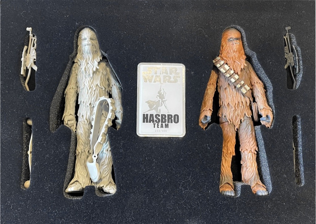 Black Series Chewbacca Prototype Set, 2015 (Hasbro employee gift, never sold at retail)