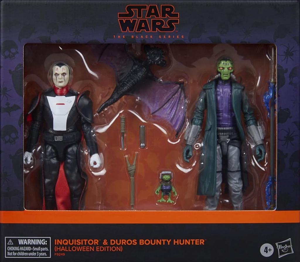 Black Series Inquisitor & Duros Bounty Hunter (Halloween Edition)