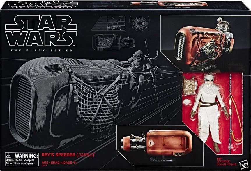 Black Series Scavenger Rey & Speeder