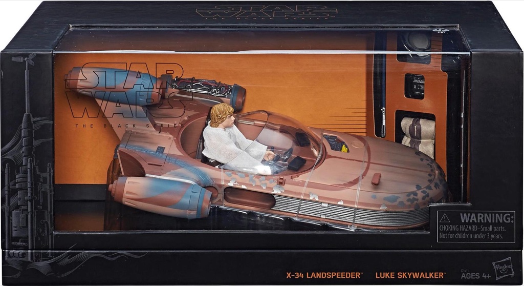 Black Series X-34 Landspeeder & Luke Skywalker SDCC