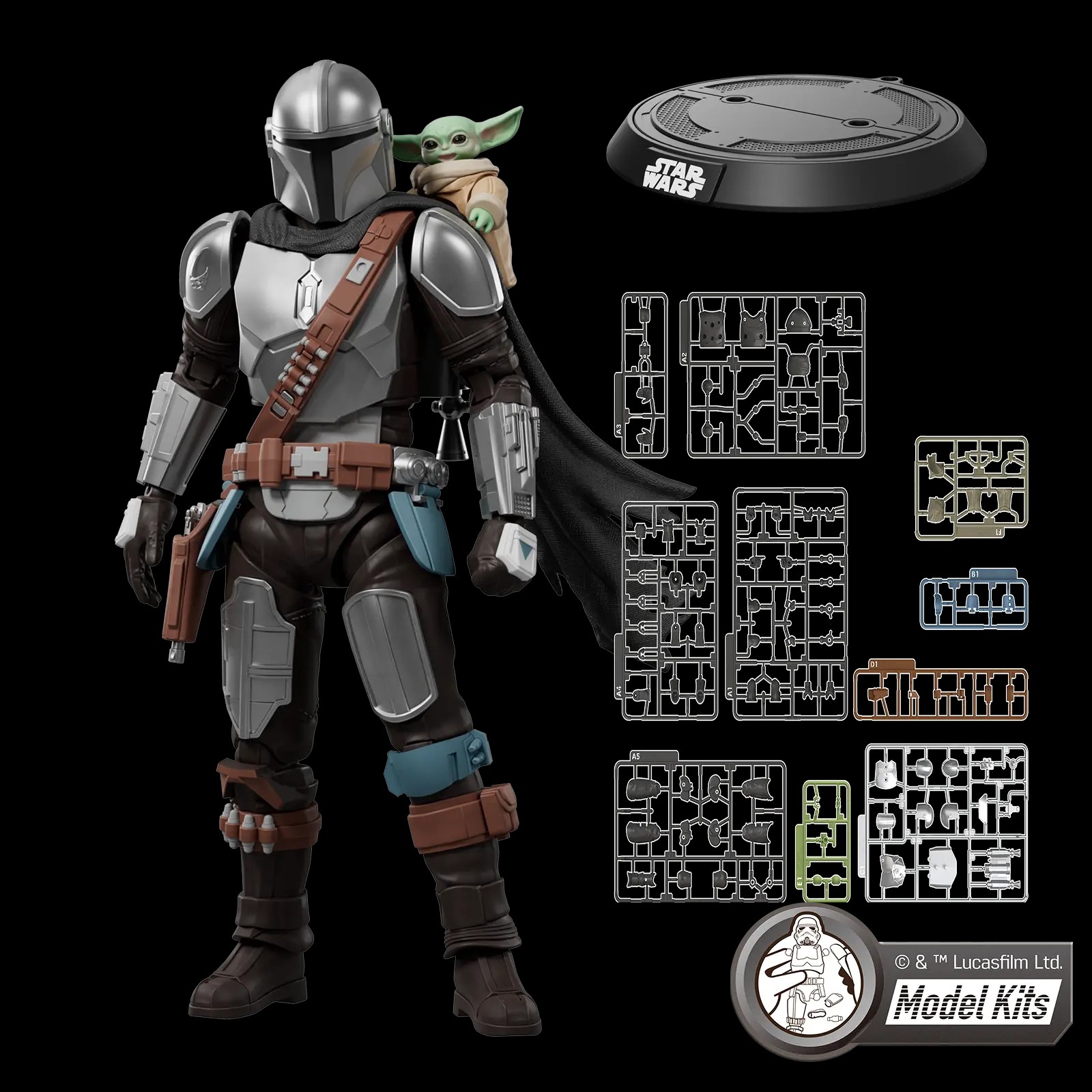 Blokees Star Wars Champion Class 05 Din Djarin and Grogu