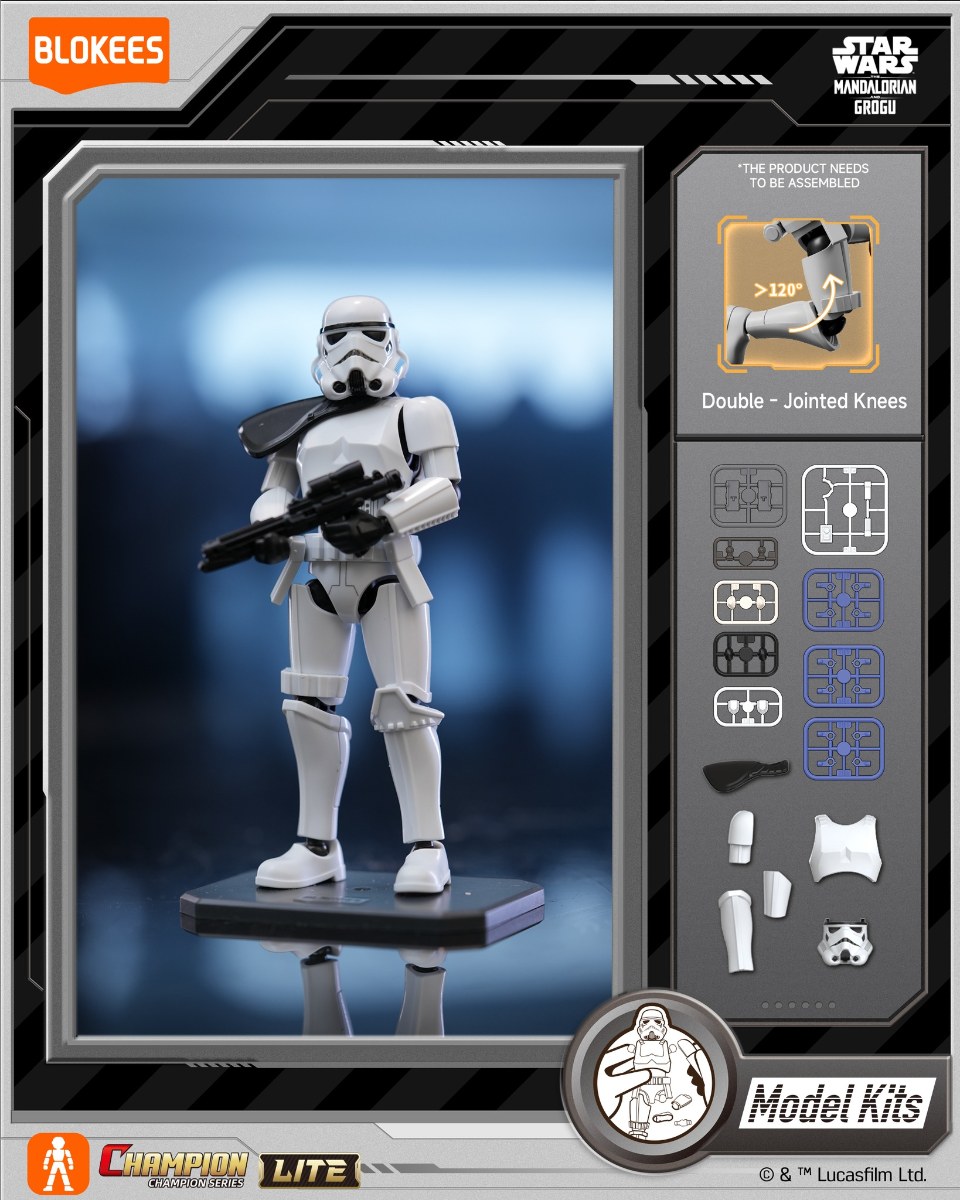 Blokees Star Wars Champion Class Lite 01 Imperial Remnant Stormtrooper Shoulder Patch