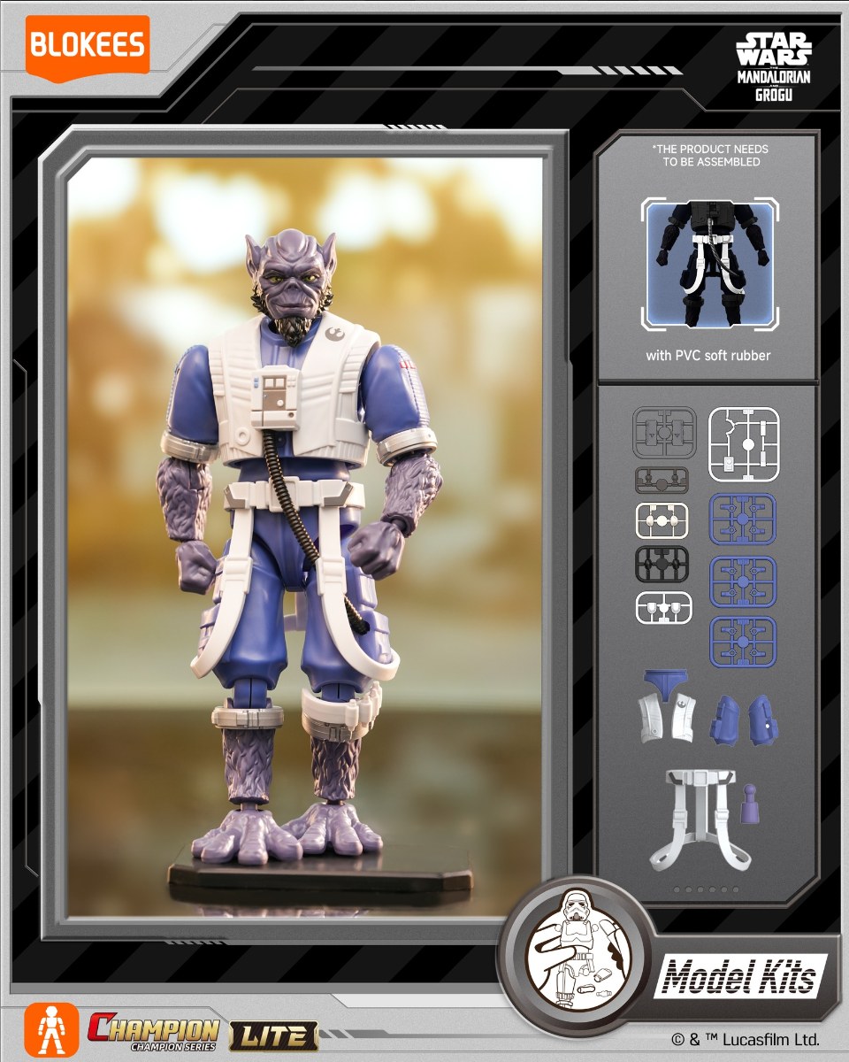 Blokees Star Wars Champion Class Lite 01 Zeb Orrelios (New Republic Pilot)