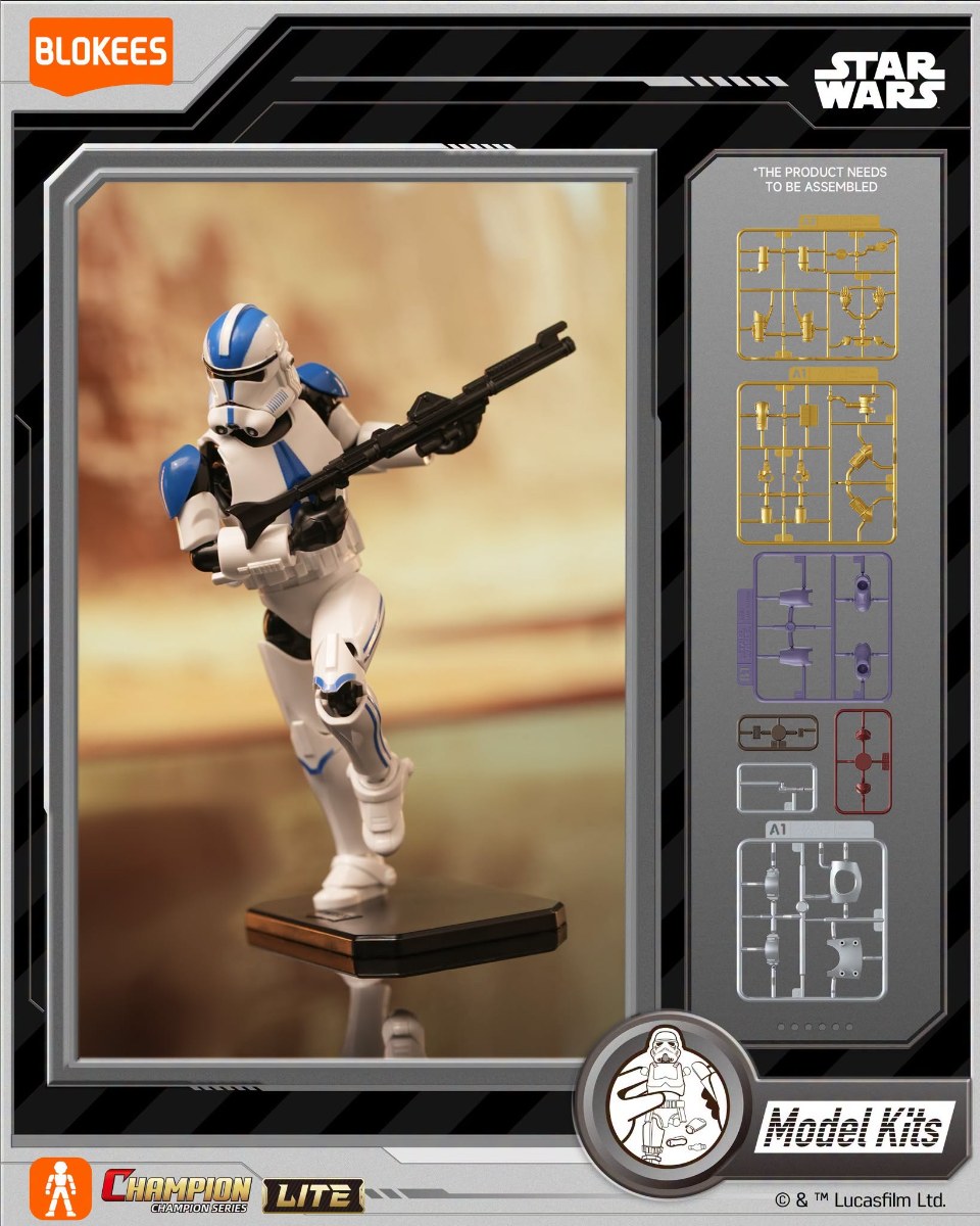 Blokees Star Wars Champion Class Lite 02 501st Clone Trooper