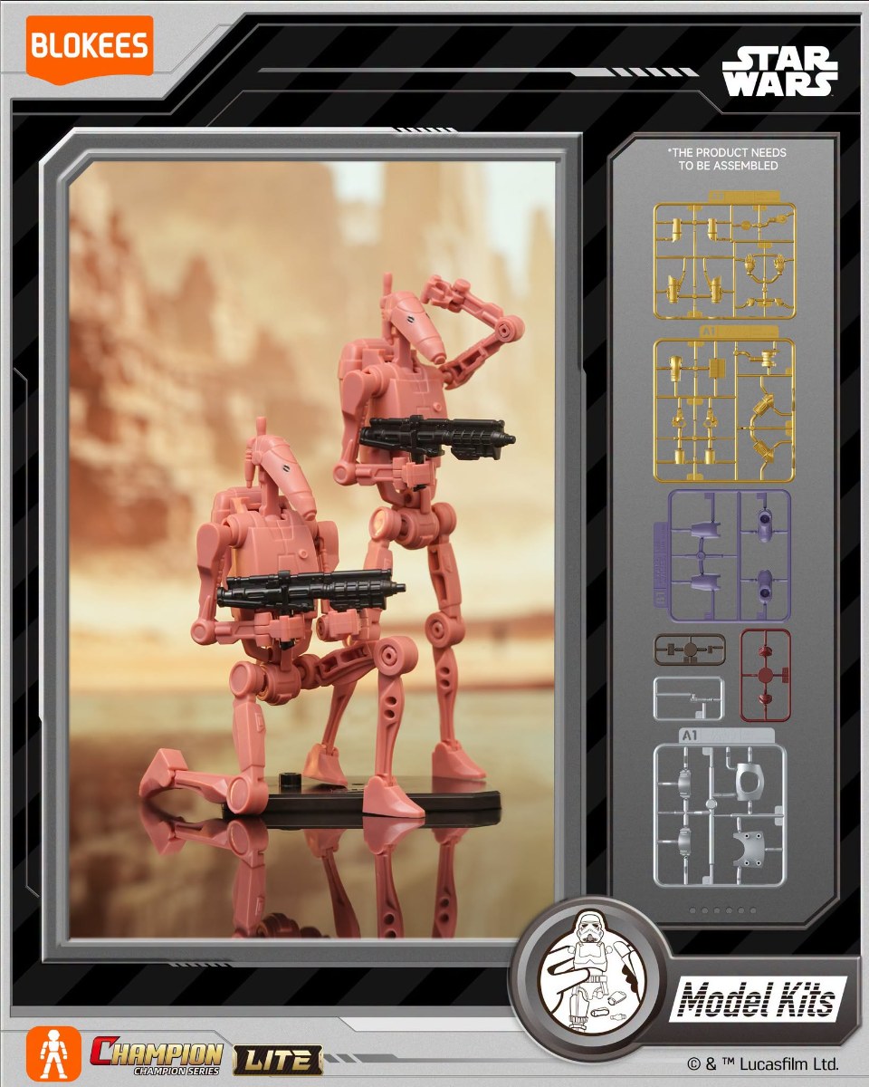 Blokees Star Wars Champion Class Lite 02 B1 Battle Droid