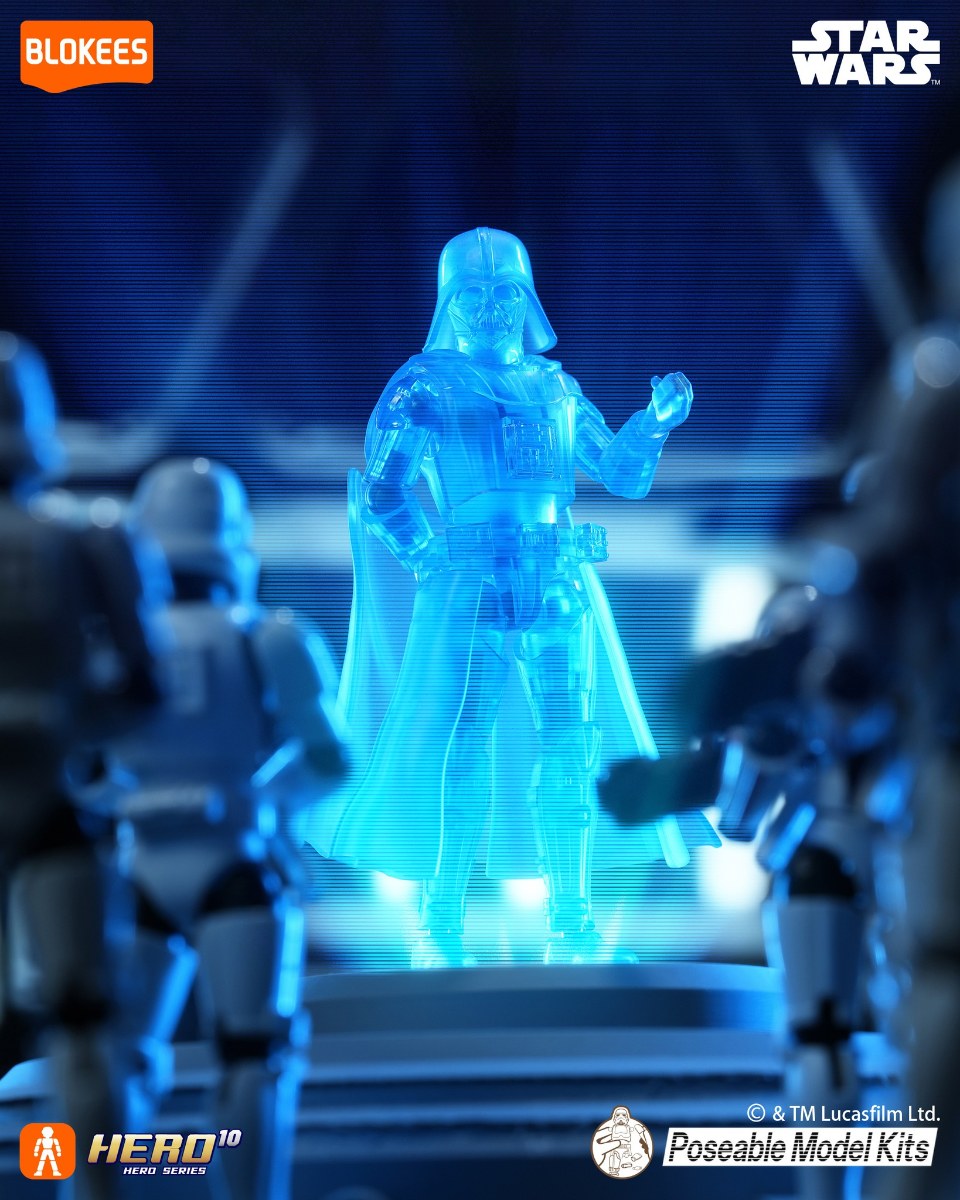Blokees Star Wars Galaxy Version 02 Darth Vader Hologram (Secret)