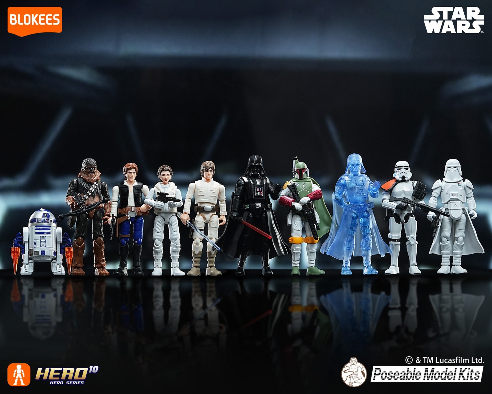Blokees Star Wars Galaxy Version 02 Evergreen Movie Series