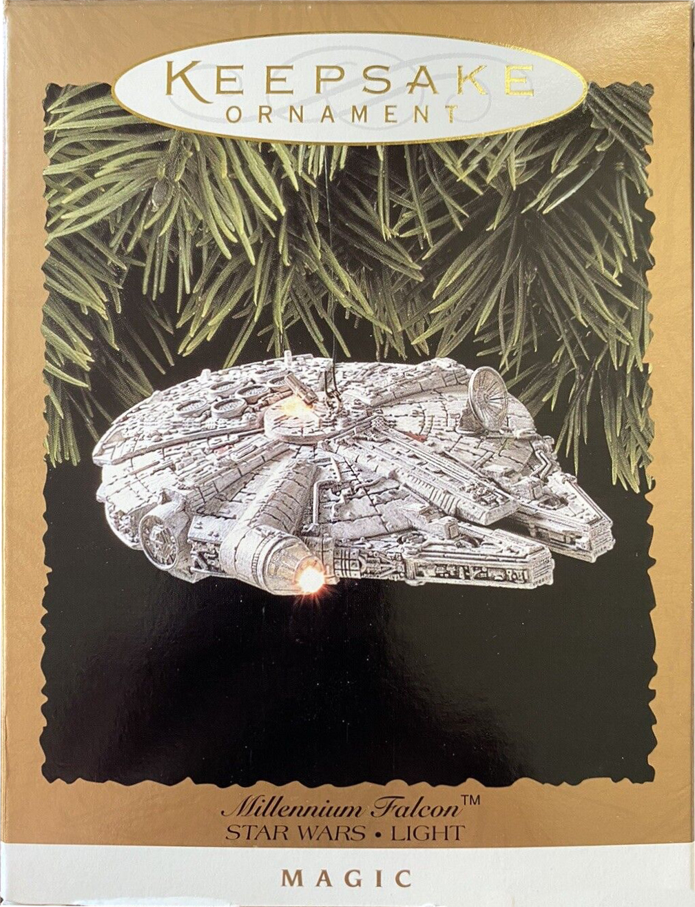 Hallmark Star Wars 1996 Millennium Falcon ornament