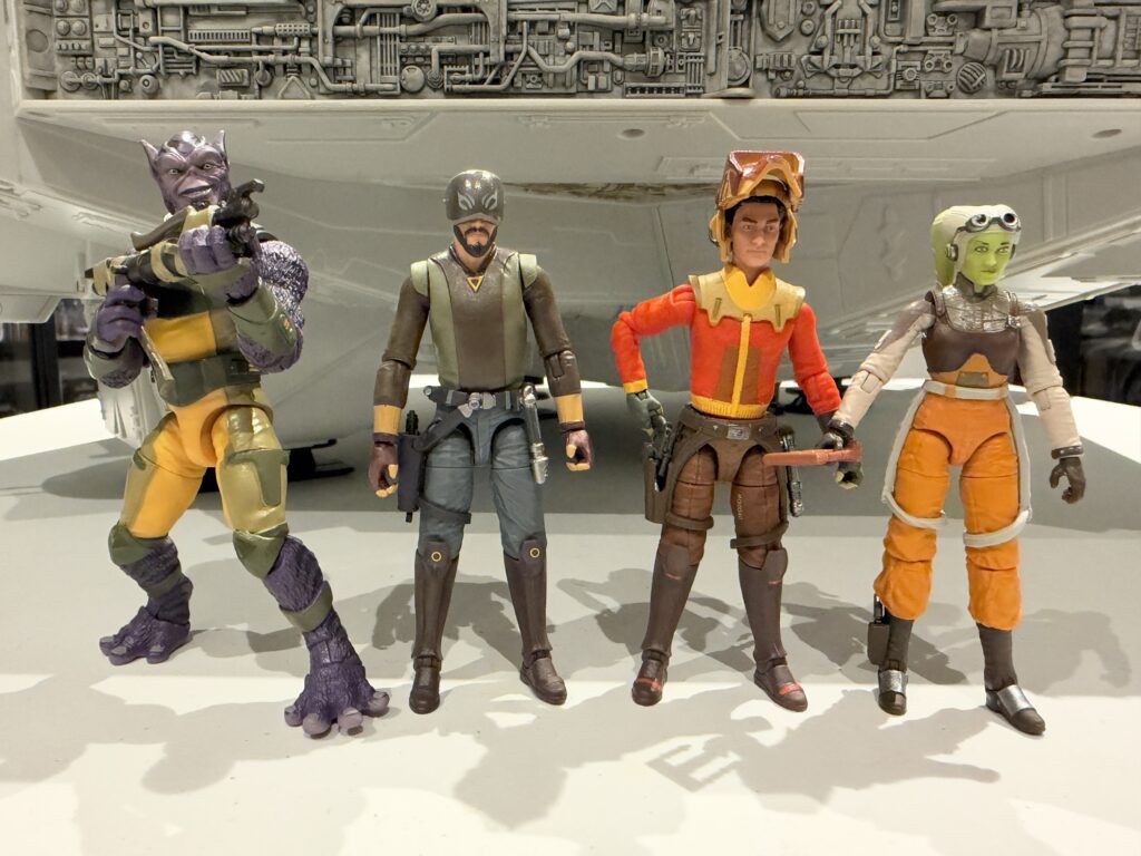 HasLab Ghost crew figures: Zeb, Kanan, Ezra and Hera