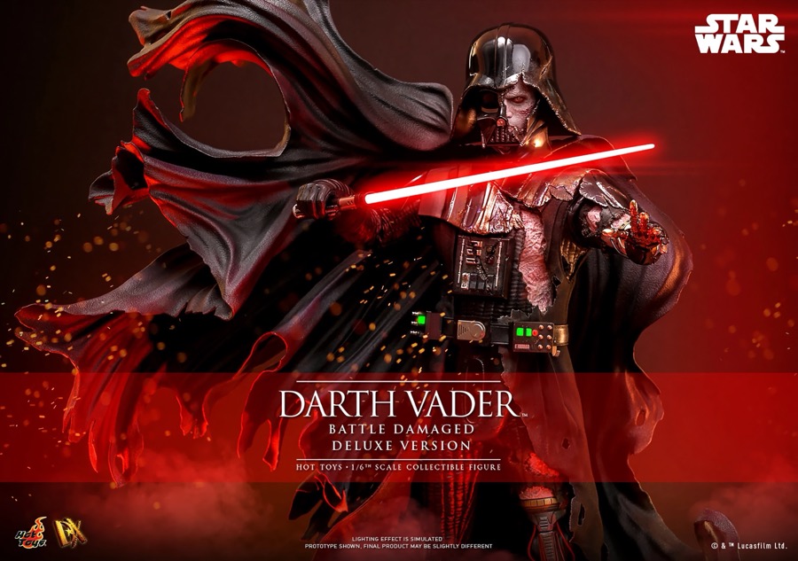 Hot Toys DX045 Darth Vader Battle Damaged Deluxe Version