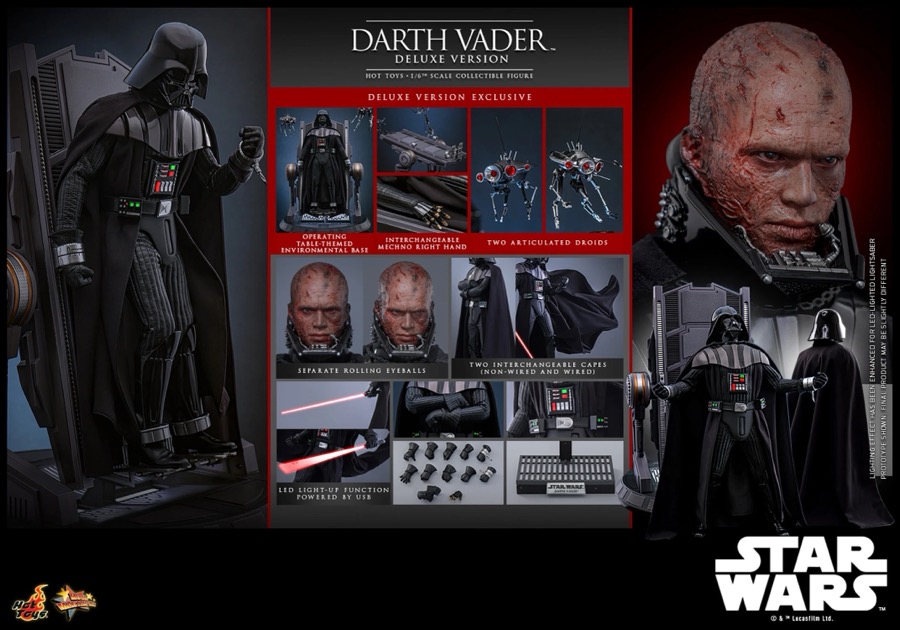 Hot Toys MMS811 Darth Vader Deluxe Version