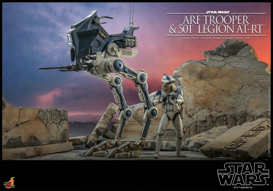 Hot Toys TMS091 ARF Trooper and 501st Legion AT RT