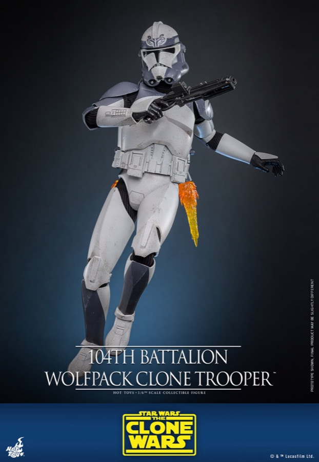 Hot Toys TMS142 104th Battalion Wolfpack Clone Trooper