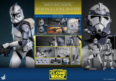 Hot Toys TMS143 104th Battalion Wolfpack Clone Trooper Deluxe
