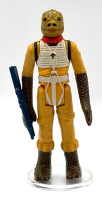 Vintage Kenner Bossk with an olive green head