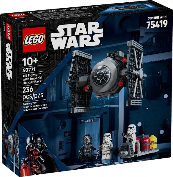 LEGO 40771 TIE Fighter with Imperial Hangar Rack