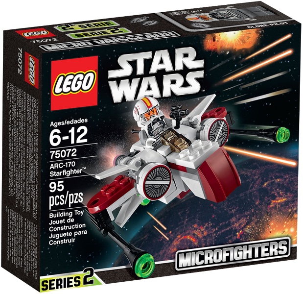 LEGO 75072 ARC 170 Starfighter Microfighter
