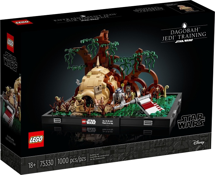 LEGO 75330 Dagobah Jedi Training Diorama