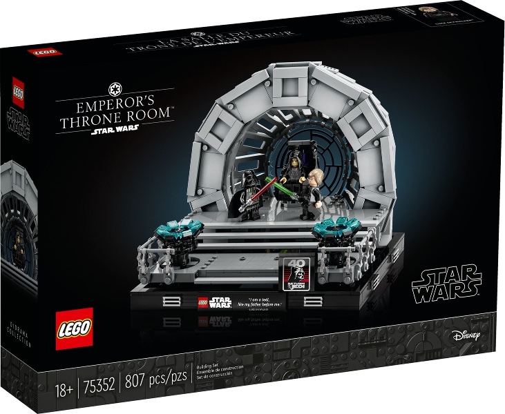 LEGO 75352 Emperor's Throne Room Diorama
