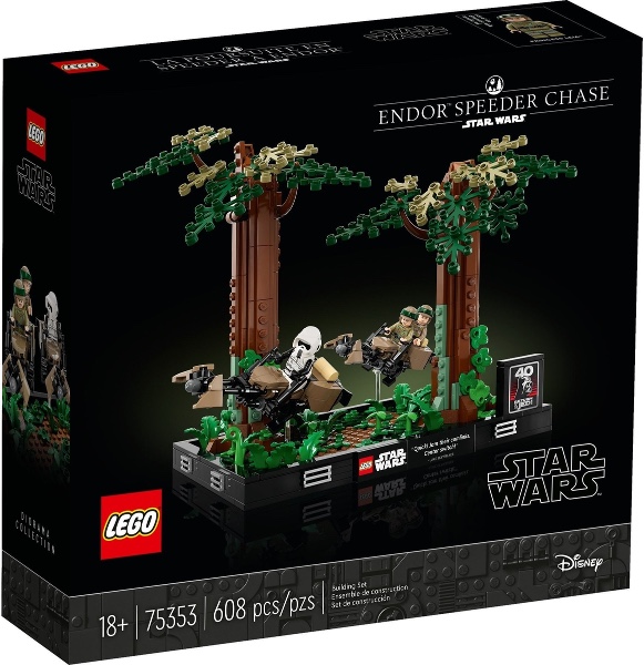 LEGO 75353 Endor Speeder Chase Diorama