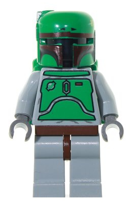 LEGO Boba Fett Minifigure sw0002 Classic Grays