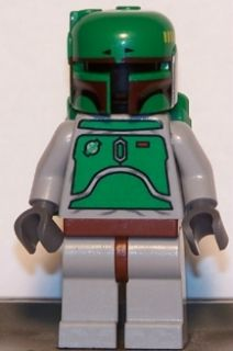 LEGO Boba Fett Minifigure sw0002a Bluish Grays