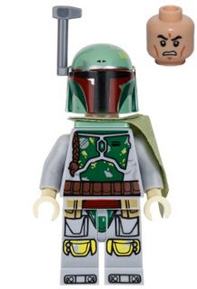 LEGO Boba Fett Minifigure sw0822 Clone Head