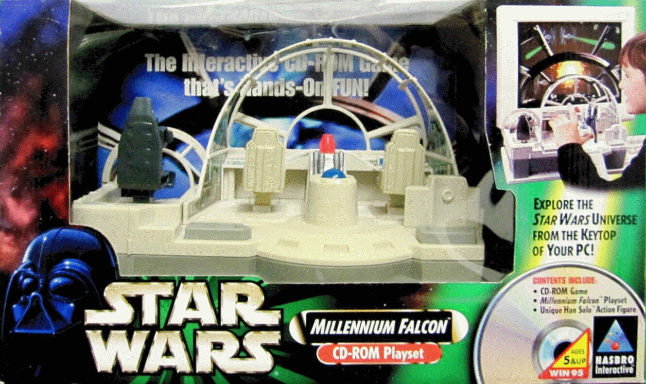 Millennium Falcon CD-ROM Playset (1998)