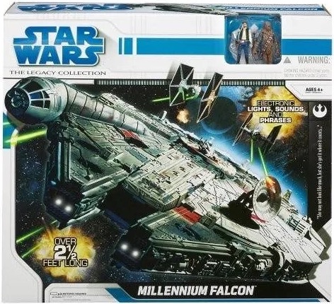 The Legacy Collection Millennium Falcon with Han Solo and Chewbacca (2008)