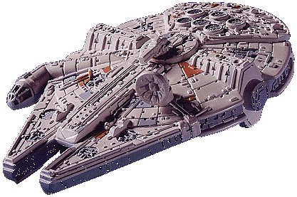 Micro Machines die-cast Millennium Falcon
