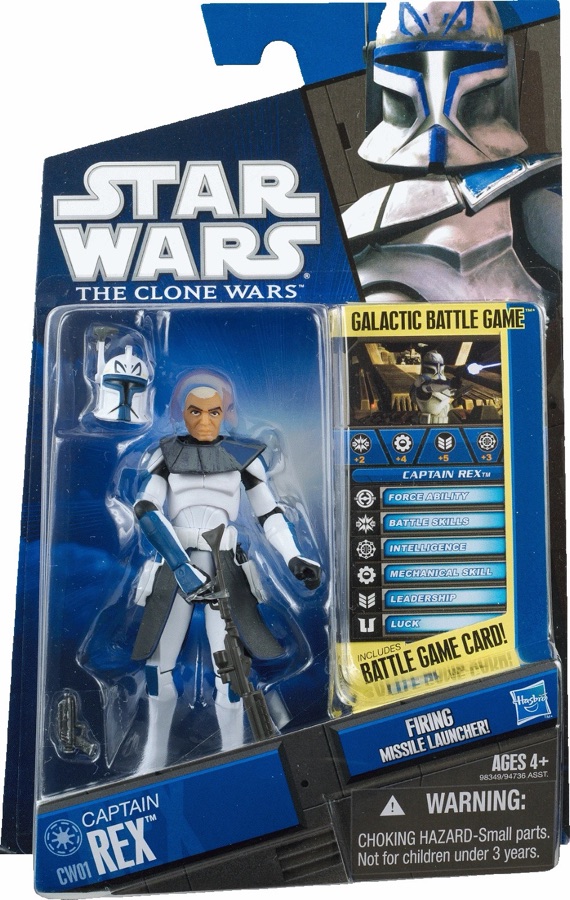 Star Wars The Clone Wars CW01 Captain Rex 2010
