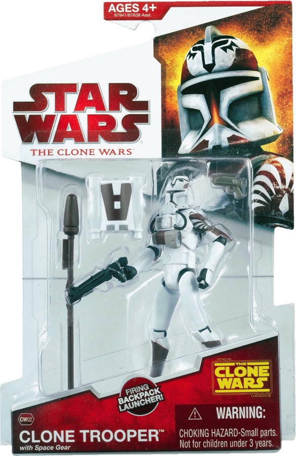 Star Wars The Clone Wars CW02 Clone Trooper With Space Gear 2009