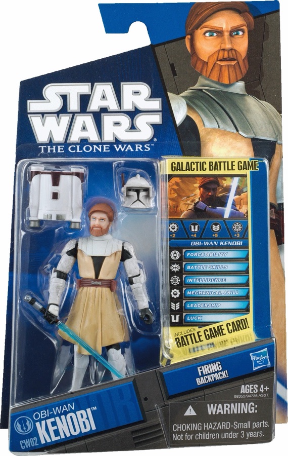 Star Wars The Clone Wars CW02 Obi-Wan Kenobi 2010