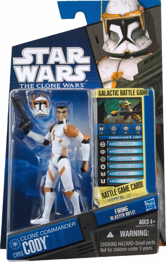 Star Wars The Clone Wars CW03 Clone Commander Cody 2010