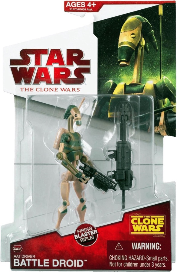Star Wars The Clone Wars CW03 Rocket Battle Droid 2009